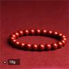 Arena de oro púrpura cinabrio (anillo sencillo anillo liso) pulsera pulsera cuentas de Buda rosario hombres y mujeres cuentas de luz pulsera mineral en bruto natural