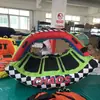 Fornecimento de fábrica inflável para o mar lancha sofá de reboque barco de reboque aquático hovercraft ilha flutuante anel de reboque atacado