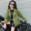 Jaqueta de Couro para Meninas Primavera 2026 Novo Estilo Tamanhos Médio e Grande Meninas Estilo Coreano Top Jaqueta de Couro para Motocicleta Primavera e Outono Infantil