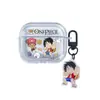 Funda de Auriculares Cartoon Luffy Qiao Ba para AirPods Pro2 Apple 1/2 Nueva 3ª Generación Transparente 4ª Generación