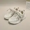 Producto Nuevo de Invierno Talla 32-37 Forro Doble de Algodón y Felpa Marca Kidsren Zapatos Deportivos Estilo Coreano Trendy Casual Zapatos de Papá 5113