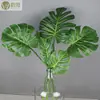 Simulación de Pegamento de Tacto Vegetal Hoja de Tortuga Hoja de Planta Verde Accesorios para Disparos Decoración del Hogar Estilo Nórdico