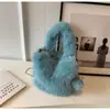 Bolsa de nube peluda al por mayor transfronteriza para mujer, piel sintética, para el hombro, portátil, con cadena, exquisita, de alta calidad, para la noche