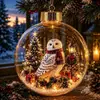 Enfeites Amazon Novo Design Portátil Animal Natal Bola de Cristal