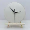 Reloj Aprendiendo a Saber Casero Esfera en Blanco Tablero de Madera Decorativo Haciendo Jardín de Infancia Graffiti Reloj de Mano
