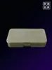 Lianchen Equipo de Pesca Caja de Accesorios Mediana de Cinco Compartimentos Caja para Señuelos Caja de Almacenamiento Negra de Cinco Compartimentos Juego de Cajas de Accesorios Caja para Cebo
