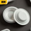 Plato Desechable para Salsas, Plato Pequeño, Plato Biodegradable para Salsas, Plato para Salsas, Plato para Vinagre de 3 pulgadas