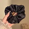 Ligas para el cabello estilo coreano, ligeras, con estampado de leopardo, elásticos para el cabello retro extragrandes, bandas elásticas para el cabello muy elásticas, scrunchies de moda para mujer