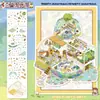 Adesivos de Paisagem DIY de Tamanho Grande e Alta Dificuldade, Adesivos Infantis Educacionais Feitos à Mão em Miniatura de Cidade 3D