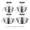 Cuenca de Acero Inoxidable para Salah Cuenca de Huevo Estilo Coreano para el Hogar Cuenca para Hornear y Facial con Báscula Tazón para el Hogar Cuenca para Cocinar Cuenco para Mezclar