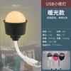 Luz de noche LED USB luz de ambiente con ritmo musical control por voz en inglés luz regalo moderno luz de control por voz