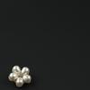 Botones metálicos YOKO con flor de perla hueca y incrustaciones de diamantes, estilo famoso, para chaqueta de traje, abrigo de piel y hebilla.