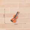 Mini Adornos Artificiales, Instrumentos Musicales, Piano, Saxofón, Guzheng, Pipa, Erhu, Violín, Guitarra, Accesorios para Micro Paisajes