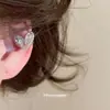 Clip para Oreja~Corazón de Zirconia Pendientes Elegantes Exquisitos Modelo Nuevo 2026 Clip para Hélice de Oreja Sin Perforar Accesorios para Oreja de Lujo Ligero Gama Alta