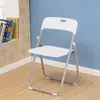 Silla Plegable de Plástico, Taburete Doméstico, Silla Moderna de Moda para Fotos, Silla de Oficina para Dormitorio, Silla para Conferencias y Capacitación, Silla con Respaldo