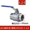 Válvula de Esfera de Aço Inoxidável 304/316L Q11F-16P Duas Peças Rosca Interna Resistente a Altas Temperaturas Válvula de Vapor 4 pontos 6 pontos 15