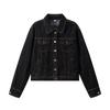 Chamarra de mezclilla negra retro americana de alta gama Stiwaup para mujer, ropa de trabajo, chamarra de mezclilla occidental J870