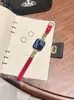 Zircônio Cobre Gipsofila Pulseira de Couro Adequada para Apple Watch iWatch 12ª Geração 11/10UltraSe