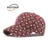 Chapéu estilo étnico Tendência nacional boné de beisebol jacquard aba rígida feminino retrô aba curva boné bico de pato masculino e feminino marca da moda chapéu de sol
