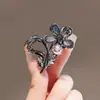 Pinza Avanzada Negra Flor Mediana Pinza para el Cabello Pinza Pequeña Pinza Tiburón para Media Cabeza Pinza Disco Accesorios para el Cabello Pinza para el Cabello