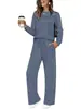 Ropa de mujer europea y americana Amazon moda transfronteriza conjunto de manga larga y pantalón largo otoño nuevo producto 2026 conjunto casual de dos piezas para mujer