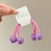 Faixa de cabelo de elástico infantil para menina, anel de cabelo elástico alto, acessórios de cabelo para meninas, não machuca o cabelo, corda de cabelo fofa, adorno de cabeça
