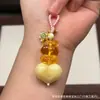 Cera de Abeja de Segunda Generación Varios Estilos Oso Bolsa de Queso Colgante Llavero DIY Exquisito Adorno de Joyería