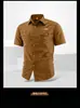 Camisa de Secado Rápido Jeep Spirit Jeep Verano, Camisa de Manga Corta sin Planchar, Camisa de Trabajo de Verano para Hombre, Protección Solar