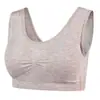 Li Zhiyuan 137 Sujetador Grande Elástico Ropa de Dormir Espalda Hermosa en Forma de U Camiseta sin Mangas de Modal para Mujeres de Tallas Grandes Sujetador Deportivo