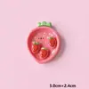 Set de Chica Fruta de Dibujos Animados Brillante DIY Accesorios de Resina Adornos Imanes para Refrigerador Llaveros Crocs Mayoreo