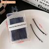 Versión coreana de joyería Joker, accesorios para el cabello, clip negro, pinza fina de metal para el cabello, pequeña horquilla para el cabello, clip lateral de alambre, fabricantes al por mayor para mujeres