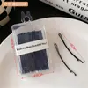 Pasador Negro para Mujer, Accesorio para el Cabello Simple y Versátil, Pinza para el Cabello para Fijar Flequillos y Cabello Suelto, Pinza de Alambre de Acero, En Caja