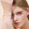 Nuevo conjunto de joyas de Europa y Estados Unidos, un ciervo, cadena de clavícula, astas, pendientes de piedra Hao, pulsera coreana de moda famosa en Internet para mujer