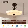 Lámpara de Techo Floral Vintage Estilo Francés, Estilo Crema Mediados de Siglo, Lámpara de Techo de Espectro Completo para Protección Ocular para Sala de Estar, Estudio y Dormitorio Principal