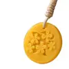 Colgante de cera con aroma a osmanthus para desodorizar el armario, fragancia de larga duración, frescura natural, artesanía decorativa en relieve con forma de flor.