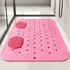 Alfombrilla Antideslizante para Masaje de Pies de Baño, Anticaídas, Alfombrilla de Baño Sencilla, Alfombrilla de Pies con Ventosas para Montar en la Pared de la Ducha, Baño