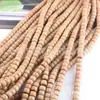 Vidrio color sólido 8*6mm columna corta color primario no se decolora multicolor espaciador opcional zafiro rojo azul cuentas de tambor cuentas sueltas venta al por mayor