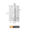 Bisagras Pequeñas de Acero Inoxidable para Apertura Plana y Puertas Plegables, Bisagras de 2 pulgadas 2.5 pulgadas 3 pulgadas 4 pulgadas para Puertas, Ventanas, Armarios, Cajas de Madera y Bolsas, Venta al por Mayor