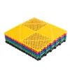 Rejilla de piso para lavado de autos serie 1.8 cm material PP, panel de rejilla de drenaje de plástico entrelazado sin obstrucciones, canaleta de drenaje