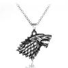 Cine y televisión alrededor de Europa y Estados Unidos nueve grandes familia Targaryen dragón de tres cabezas Stark collar con cabeza de lobo colgante de comercio exterior transfronterizo