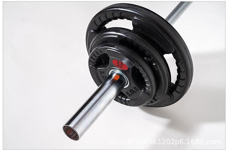 杠铃片手抓小孔片清仓处理包胶哑铃片商用家用健身深蹲