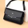 Bolsa feminina, material PU, bolsa de ombro único, textura de couro macio, bolsa para mães, novo estilo, simples e fashion, bolsa de axila para o dia a dia, bolsa transversal