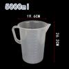 Taza medidora de plástico transparente con escala, engrosada con asa completamente cerrada, equipo de laboratorio para escuelas secundarias y preparatorias, taza medidora de plástico con asa