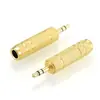 Conector de micrófono y computadora 3.5 a 6.5 Convertidor de piano eléctrico cable de audio para micrófono convertidor macho a hembra