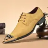 Amazon y AliExpress los más vendidos transfronterizos para hombre estilo británico multiestilo formales de negocios zapatos de cuero puntiagudos 25805