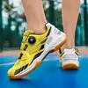 Tênis de Badminton 2025 Novo Modelo Leve Antiderrapante Resistente ao Desgaste Amortecedor Tênis Esportivo Masculino Treinamento Tênis de Tênis Atacado Branco Cinza Nenhum