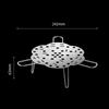 Rejilla Plegable para Vaporizar de Acero Inoxidable 304 Multifuncional Extensible Elevable Rejilla para Vaporizar Cocina Hogar Huevo al Vapor Bolsa para Vaporizar