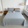 Grado Maternidad e Infantil Algodón 100% Algodón Lavado Sábanas de Cama Pieza Única Algodón de Fibra Larga Cama Sábanas de Cama Colcha Dormitorio de Estudiantes Sábanas de Cama Fundas de Almohada