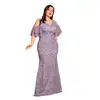 Vestido de Noche de Banquete para Mujer, Nuevo Vestido Largo Elegante de Cola de Pez de Alta Gama para Sociales, Adecuado para Reuniones Anuales y Anfitrionas