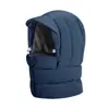 Gorro de Inverno para Ciclismo, Pode Ser Usado com Capacete, Proteção de Orelha com Forro de Fleece, Proteção Quente para o Pescoço, Chapéu Lei Feng, Máscara Facial, Cachecol de Pescoço, Capuz Integrado